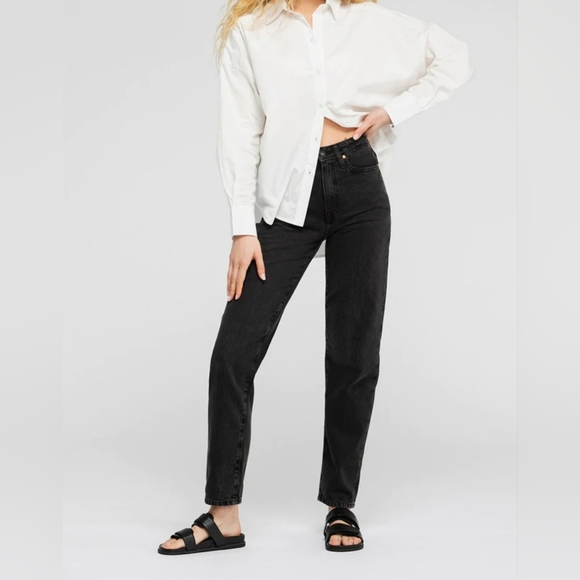 Outland Abigail High Rise Slim Tapered Jean - Picture 2 of 6